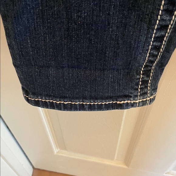 Miss Me Blue Jeans Angel Wings with Silver Embroidery& Rhinestones. - Picture 13 of 16